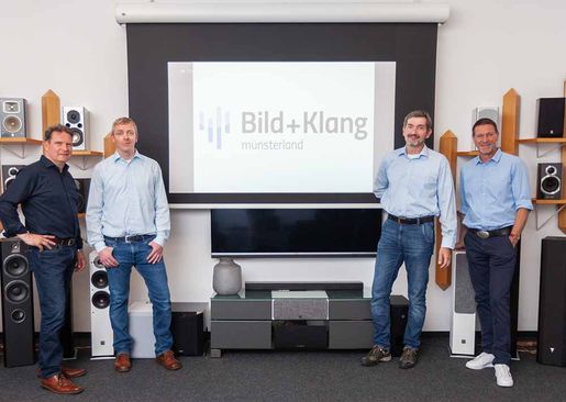 Das kompetente Beratungsteam der Bild + Klang Münsterland GmbH in Laer und Münster