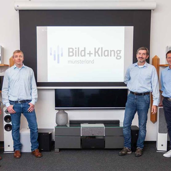 Das kompetente Beratungsteam der Bild + Klang Münsterland GmbH in Laer und Münster